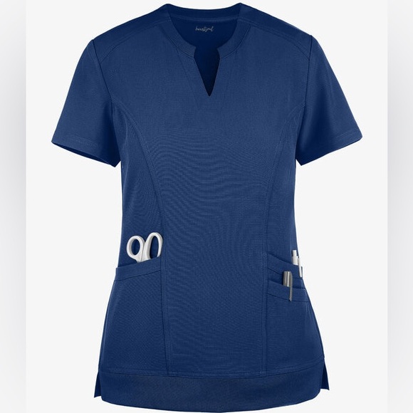 HeartSoul V-Neck Top Spilt Neck - Size: Small - Picture 4 of 10